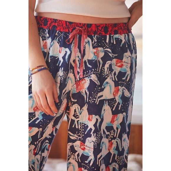 Anthropologie Cornelia O'Donovan Sweet Dreams Flannel Pajama Bottoms Size XL - Picture 3 of 15
